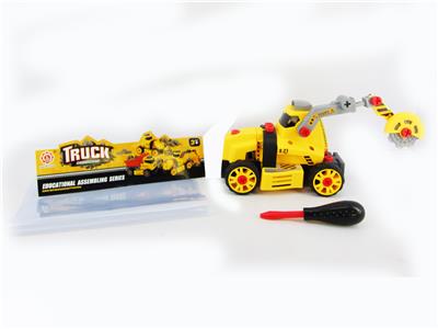 惯性功能DIY自装积木   工程建设切割机 - OBL820100