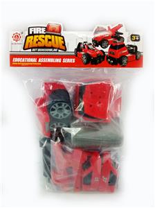 惯性功能DIY自装积木   消防救援套装    6 in 1 - OBL820110