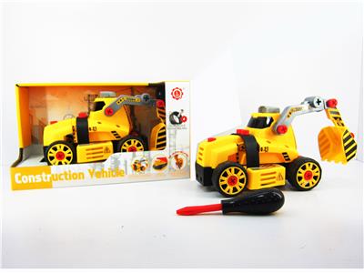 INERTIAL FUNCTION DIY SELF-LOADING BUILDING BLOCKS ENGINEERING DIGGER (WITHOUT CHARACTERS) - OBL820170