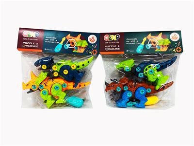 两只拼装恐龙 - OBL820210