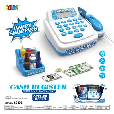 SMALL CASH REGISTER (SOUND, LIGHT, CALCULATOR FUNCTION) - OBL820588