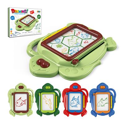 COLOR SMALL TURTLE WRITING BOARD (YELLOW, BLUE, ORANGE AND RED 4-COLOR MIX) - OBL820616