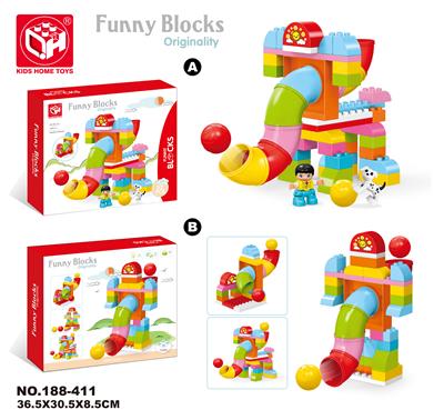 益智积木--百变管道52块 - OBL821160