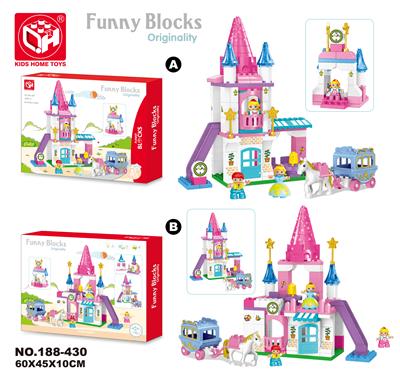 益智积木--我的梦幻城堡87块 - OBL821176
