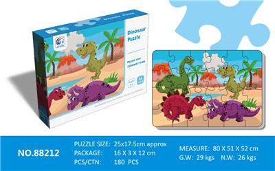 Jigsaw dinosaur garden - OBL821428