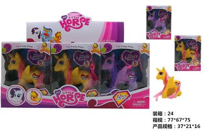 搪胶小马宝莉3款12PC混装 - OBL822141