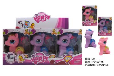 搪胶小马宝莉3款12PC混装 - OBL822145