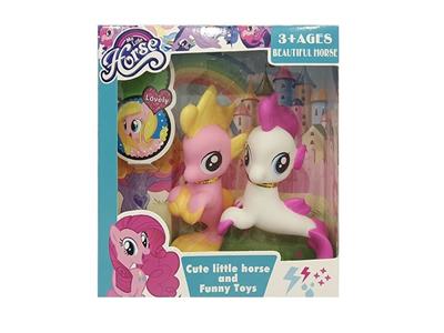 两只搪胶小马宝莉 - OBL822177