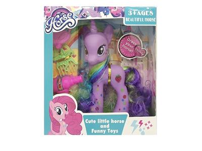 1只搪胶小马宝莉带配件 - OBL822180