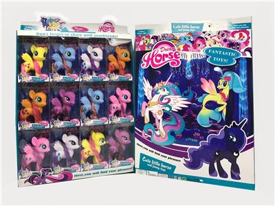 最新版6大主题搪胶小号马宝丽12PC - OBL822342