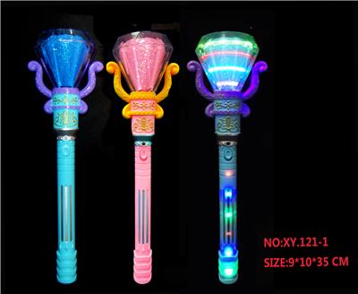 Powder crystal diamond 10 lamp flash stick without music - OBL822488