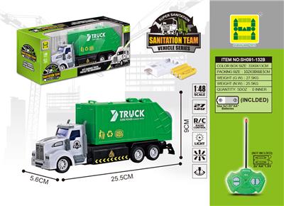 1：48美式垃圾环卫车
四通灯光遥控车
包电(3AA电池+USB充电座) - OBL822571