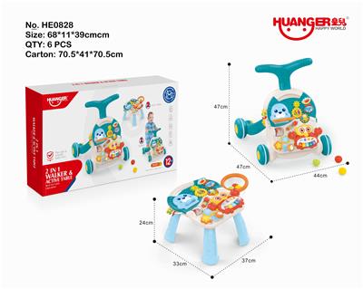 Two-in-one todder study table (blue) - OBL822769