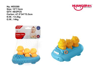 戏水搪胶河马船 - OBL822802