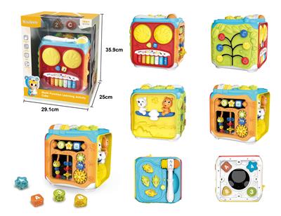 6-faceted multi-functional early education treasure chest - OBL822891