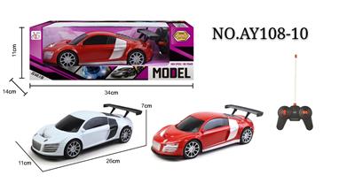 （新款）四通遥控 奥迪R8 1:16黑窗 - OBL822911