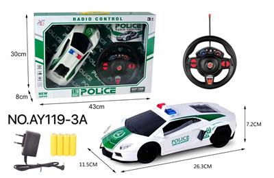 四通遥控 兰博基尼警车1:16(无尾翼)黑窗 - OBL822932