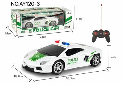 四通遥控 兰博基尼警车1:16(无尾翼)黑窗 - OBL822936