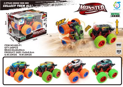 金属铁皮越野惯性怪兽特技车 - OBL823095