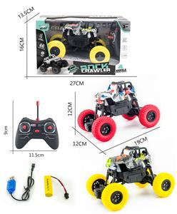 27MHZ1：20四通遥控水印
敞篷攀爬车（包电） - OBL823153