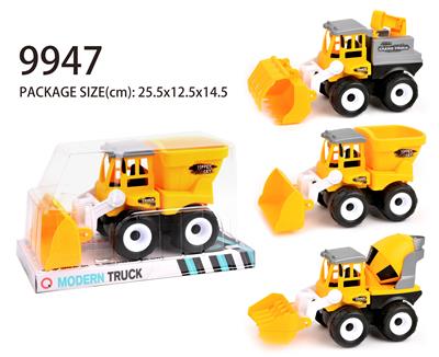 惯性工程车（拖斗、搅拌、吊车） - OBL823195