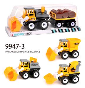 惯性工程车（斗、搅拌、吊车）拖油桶 - OBL823198