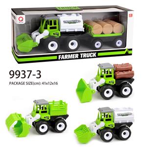 惯性工程车（栏、木条、油罐）拖草枯 - OBL823212