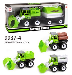 惯性工程车（栏、木条、油罐）拖水罐 - OBL823213