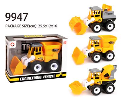 惯性工程车（拖斗、搅拌、吊车） - OBL823223