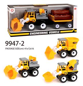 惯性工程车（斗、木条、油罐）拖木条 - OBL823225