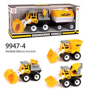 惯性工程车（斗、搅拌、吊车）拖水罐 - OBL823227