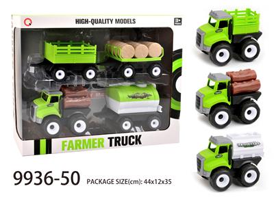 惯性工程车（木条、栏、油罐）拖栏+木条+水罐 - OBL823235