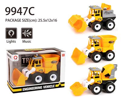 灯光音乐惯性工程车 - OBL823299