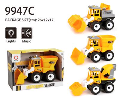 灯光音乐惯性工程车 - OBL823302