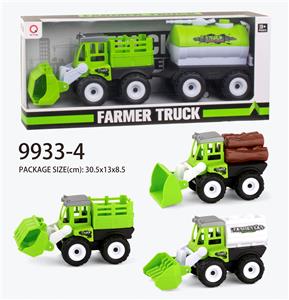 惯性工程车（栏、木条、油罐）拖水罐 - OBL823344