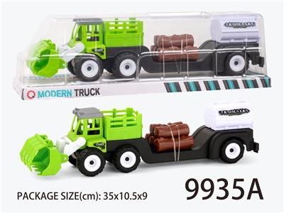 惯性工程车（拖木条+油罐） - OBL823364