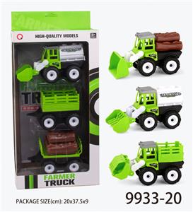 惯性工程车（栏+栏+木条、油罐+栏+木条、木条+栏+木条） - OBL823405