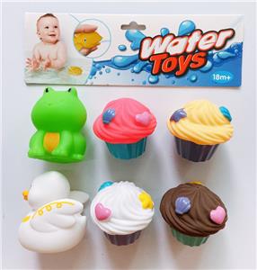 6只装搪胶喷水动物 - OBL823901