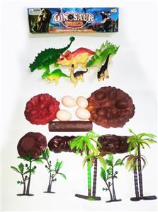 PVC料恐龙(2款混装） - OBL824004