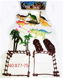 PVC料捕猎恐龙 - OBL824010