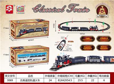 Classical remote control railway train - OBL824050