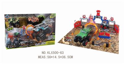 四驱动惯性越野车赛场 - OBL825108