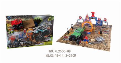 四驱动惯性越野车赛场 - OBL825114