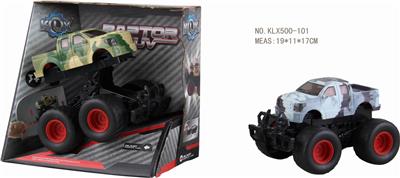 惯性弹跳迷彩皮卡越野车 - OBL825144