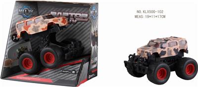 惯性弹跳迷彩悍马越野车 - OBL825145