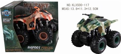 四驱动惯性迷彩沙滩摩托车 - OBL825160