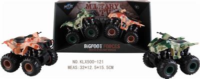 四驱动惯性迷彩沙滩摩托车 - OBL825163