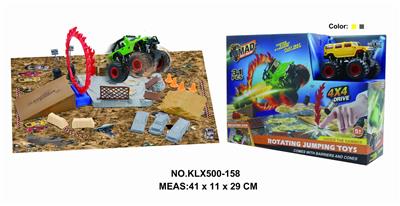 四驱动惯性越野车旋转盘赛场 - OBL825199