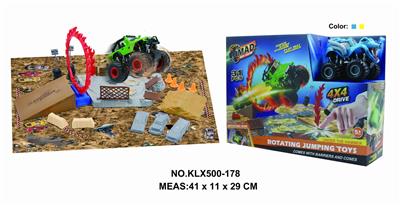 四驱动惯性越野车旋转盘赛场 - OBL825219