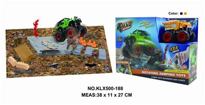 四驱动惯性越野车旋转盘赛场 - OBL825229